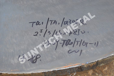 China Placa revestida Ta1/SB265 Gr.1/Q345R del tantalio del circonio para la resistencia a la corrosión ácida proveedor