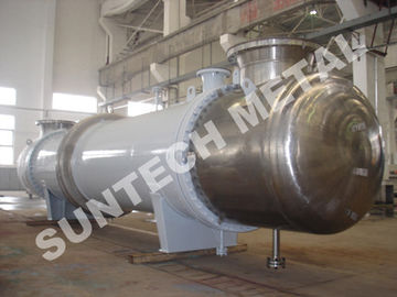 China Condensador del tubo de Shell para la Pta, equipo de proceso químico del refrigerador Titanium Gr.2 proveedor