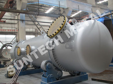 China cambiador de calor de la hoja de tubo doble 316L para la planta de tratamiento química proveedor