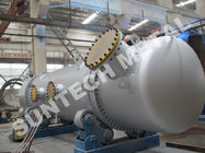 China cambiador de calor de la hoja de tubo doble 316L para la planta de tratamiento química compañía