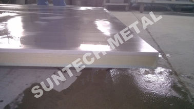 China Placa revestida Titanium de SB265 Gr.1/516 Gr.70N para el cambiador de calor Tubesheets fábrica