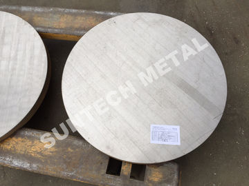 China Titanio de SB265 Gr.1/acero de carbono Tubesheet revestido para los condensadores distribuidor