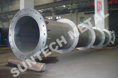 China Gr.2 Titanium que instala tubos el equipo de proceso químico para el papel y reducir a pulpa fábrica