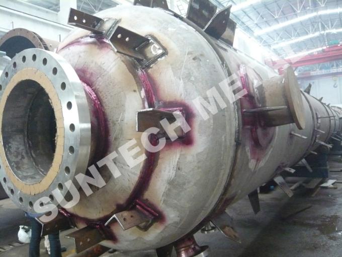 Muttahida Majlis-E-Amal que reacciona longitud del tanque de almacenamiento del acero inoxidable 6000m m 10 toneladas de peso