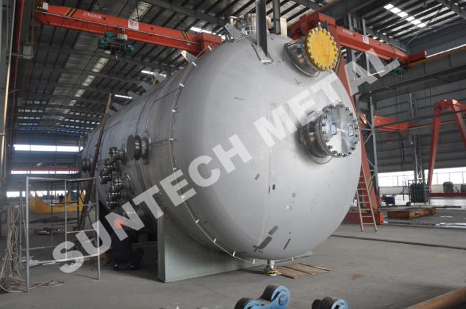 Muttahida Majlis-E-Amal que reacciona longitud del tanque de almacenamiento del acero inoxidable 6000m m 10 toneladas de peso